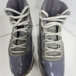 Jordan Athletic Shoes Gray and White